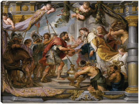 El encuentro de Abraham y Melquisedec (c. 1626) - Peter Paul Rubens
