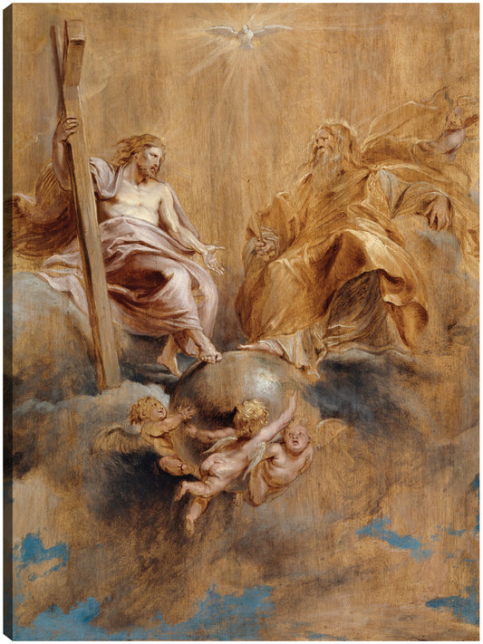 La Santísima Trinidad (1616-1617) - Peter Paul Rubens