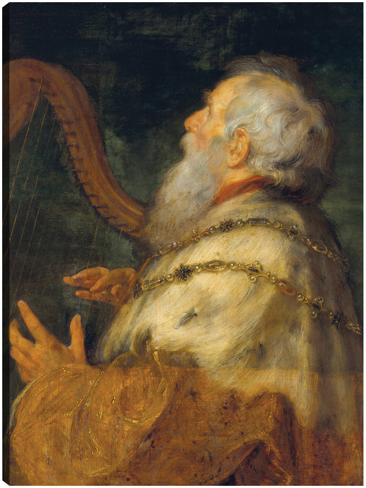 El rey David tocando el arpa (ca. 1616) - Peter Paul Rubens