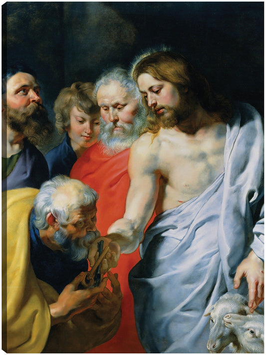 El encargo de Cristo a Pedro (c. 1616) - Peter Paul Rubens