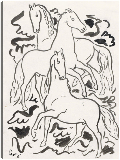 Tres caballos (1925) - Leo Gestel