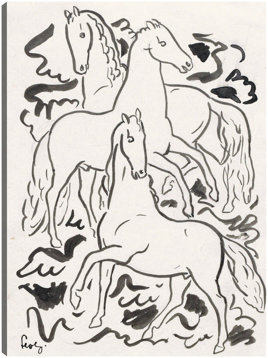 Tres caballos (1925) - Leo Gestel