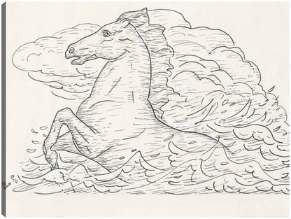 Caballo en el mar (1891) - Leo Gestel