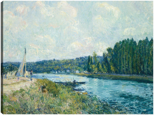 Los bancos del Oise - Alfred Sisley