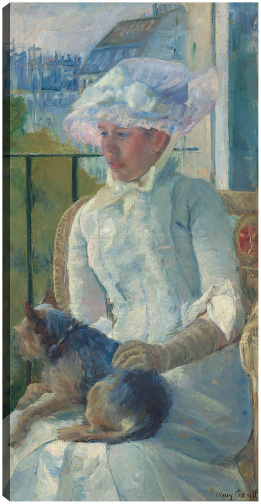 Chica joven en una ventana - Mary Cassatt