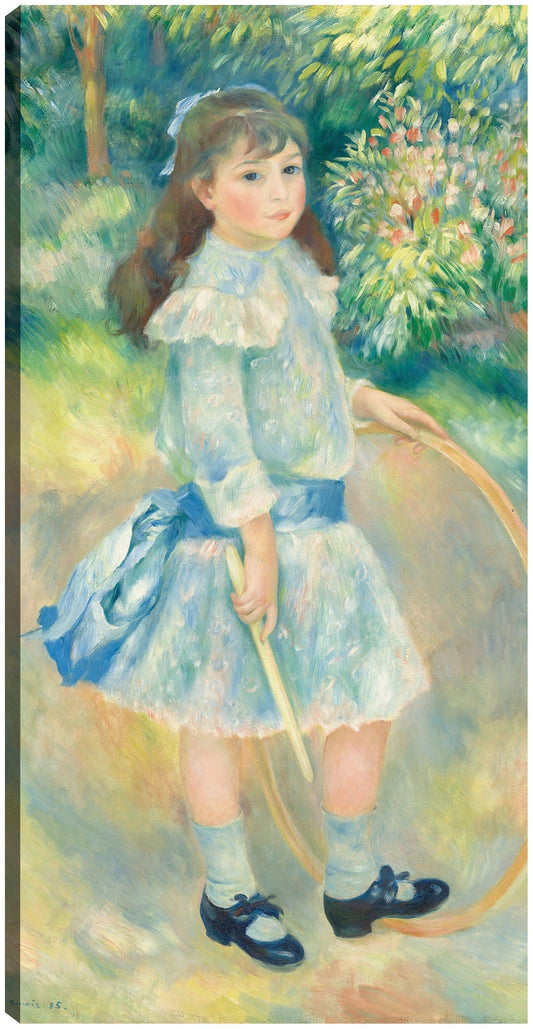 Chica con un aro - Pierre-Auguste Renoir