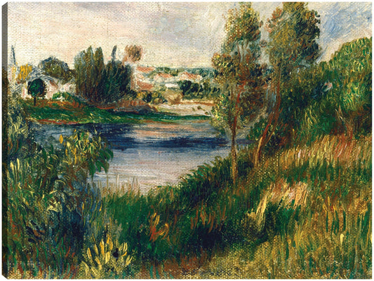 Paisaje en Vetheuil - Pierre-Auguste Renoir