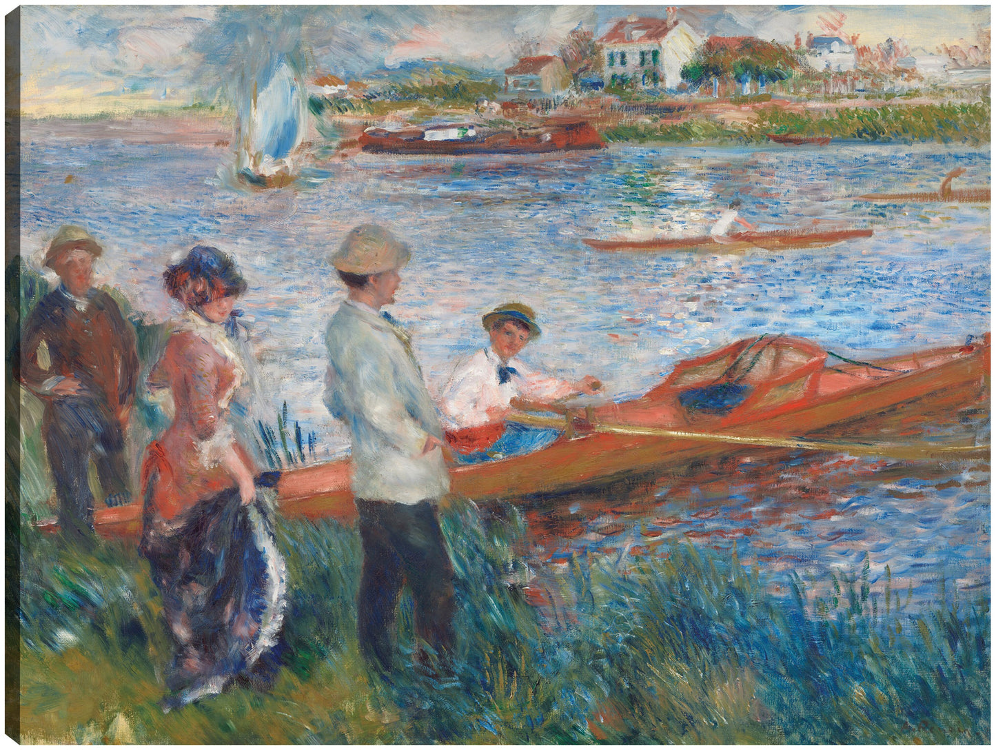 Remeros en Chatou - Pierre-Auguste Renoir