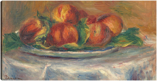 Melocotones en un plato - Pierre-Auguste Renoir