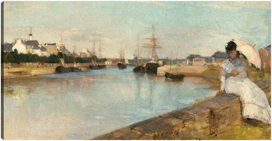 El puerto de Lorient - Berthe Morisot