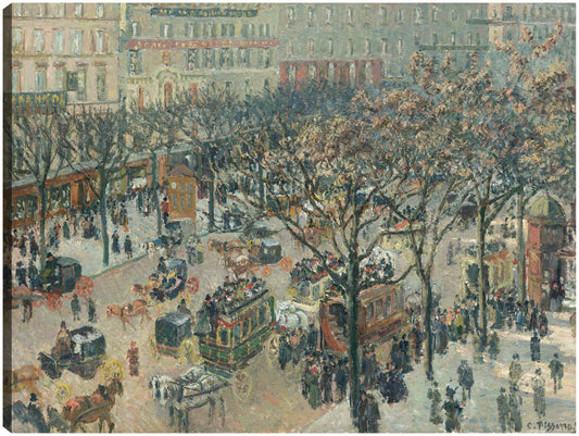 Bulevar de los Italianos - Camille Pissarro