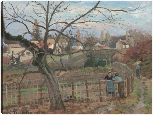 La cerca - Camille Pissarro