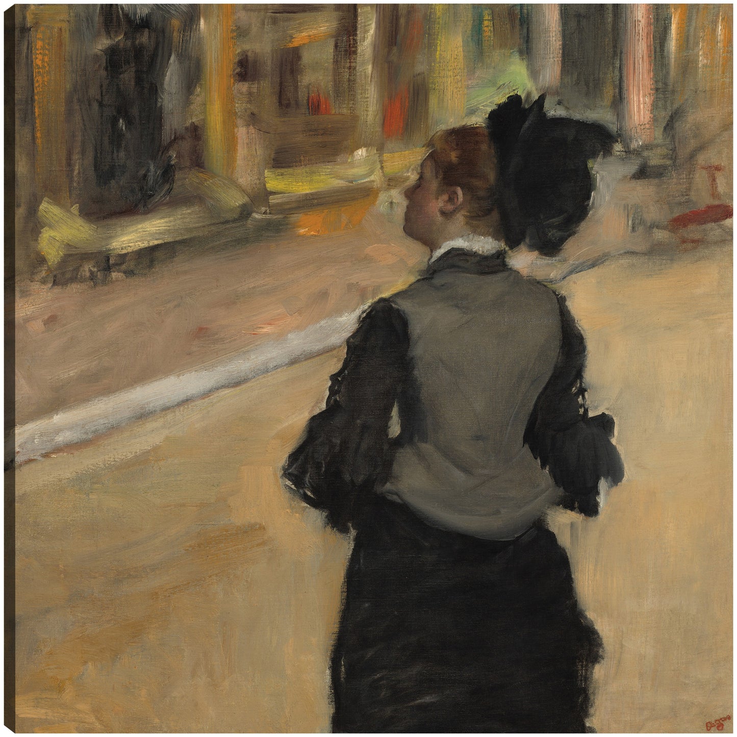 Mujer vista desde atrás - Edgar Degas