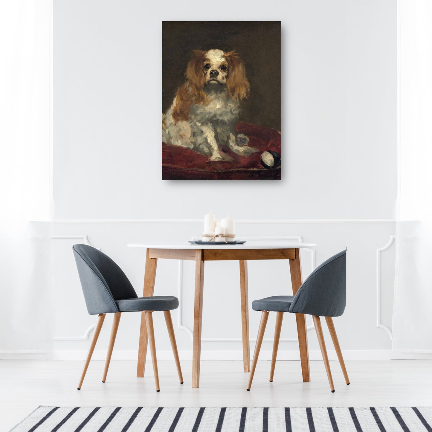 Un rey charles spaniel - Edouard Manet