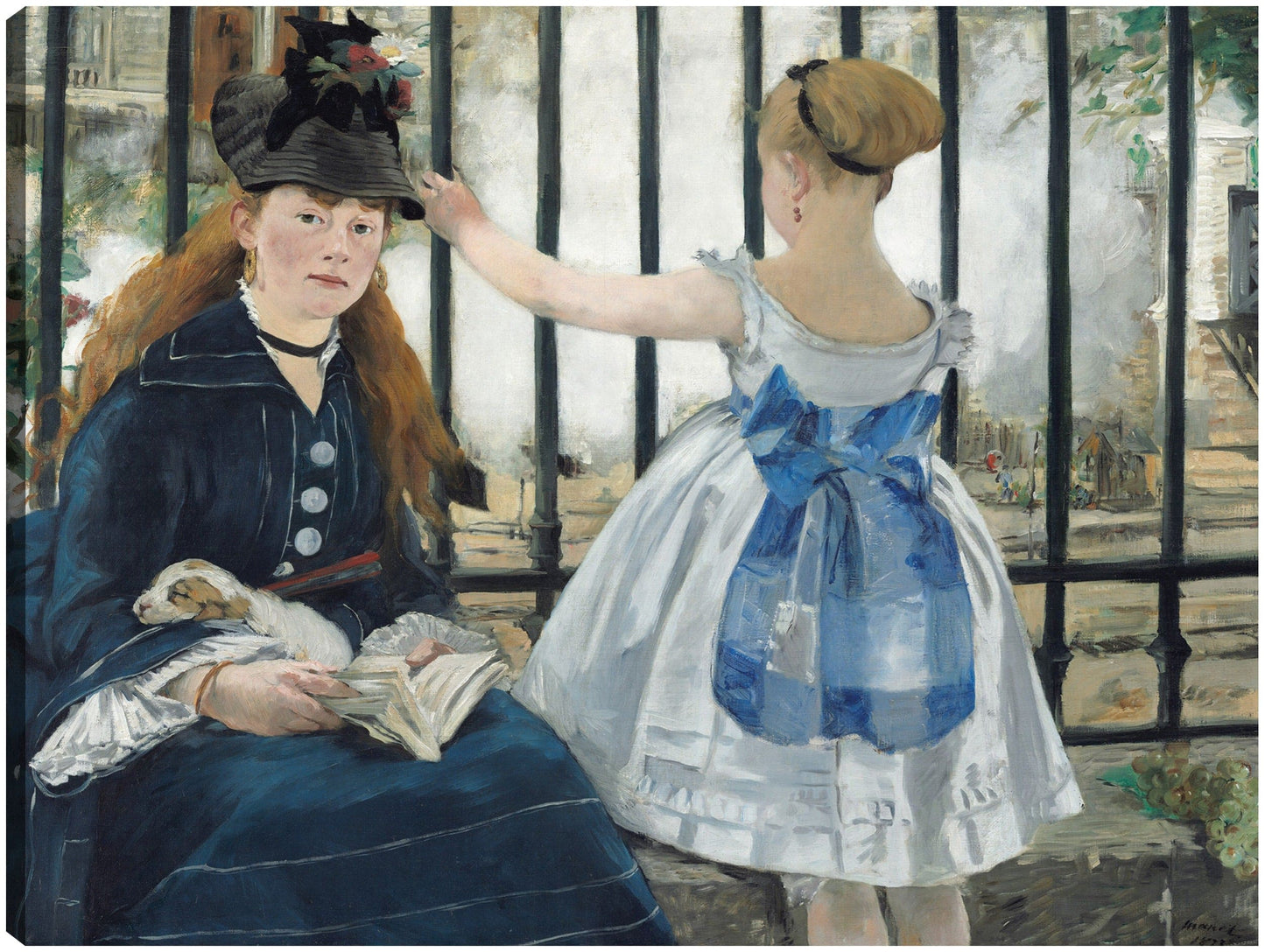La vía del tren - Edouard Manet