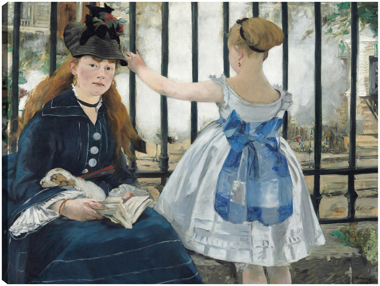 La vía del tren - Edouard Manet