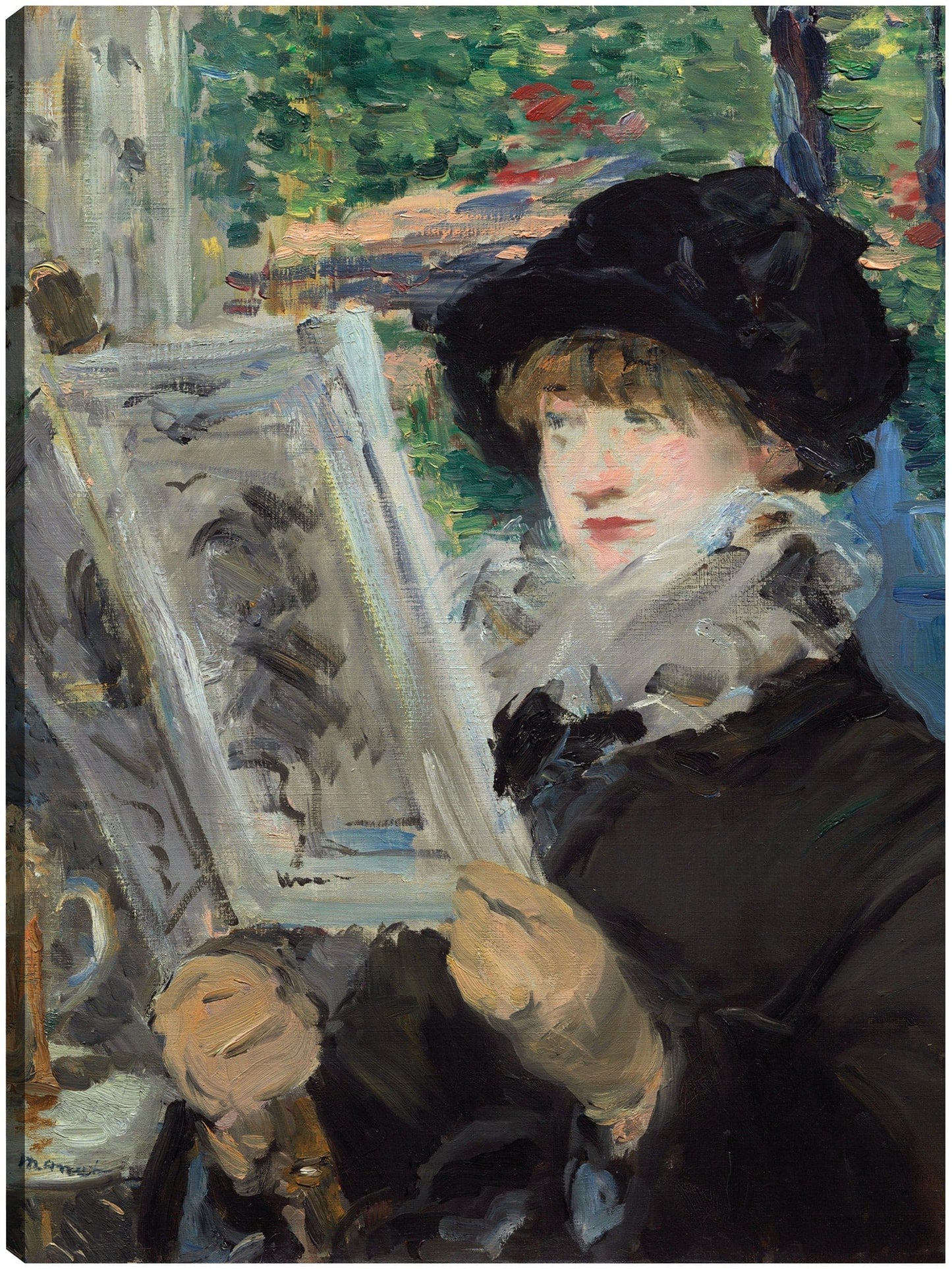 Mujer leyendo - Edouard Manet