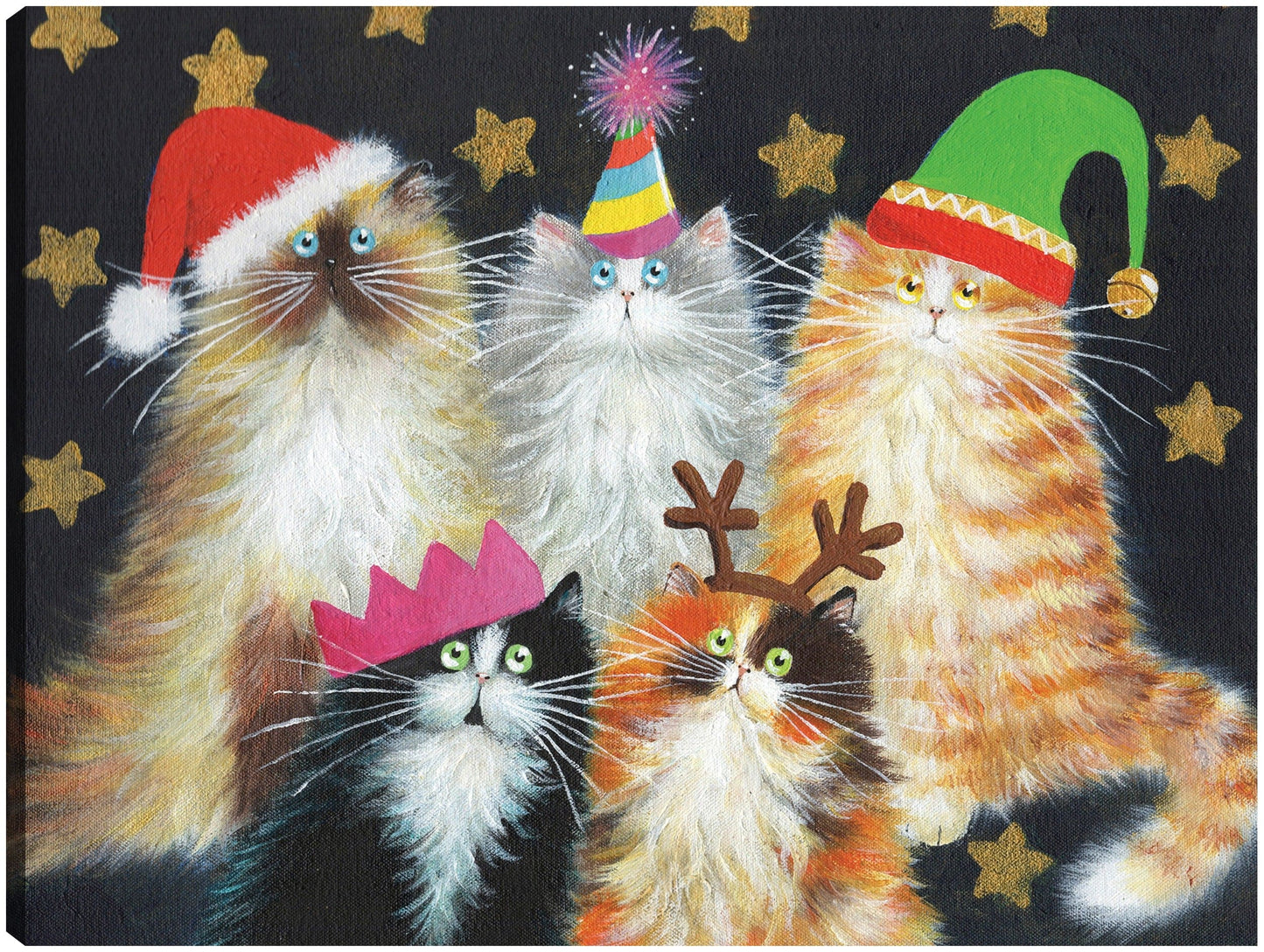Gatos navideños - Kim Haskins