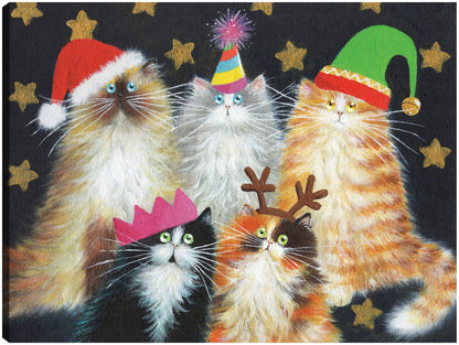 Gatos navideños - Kim Haskins