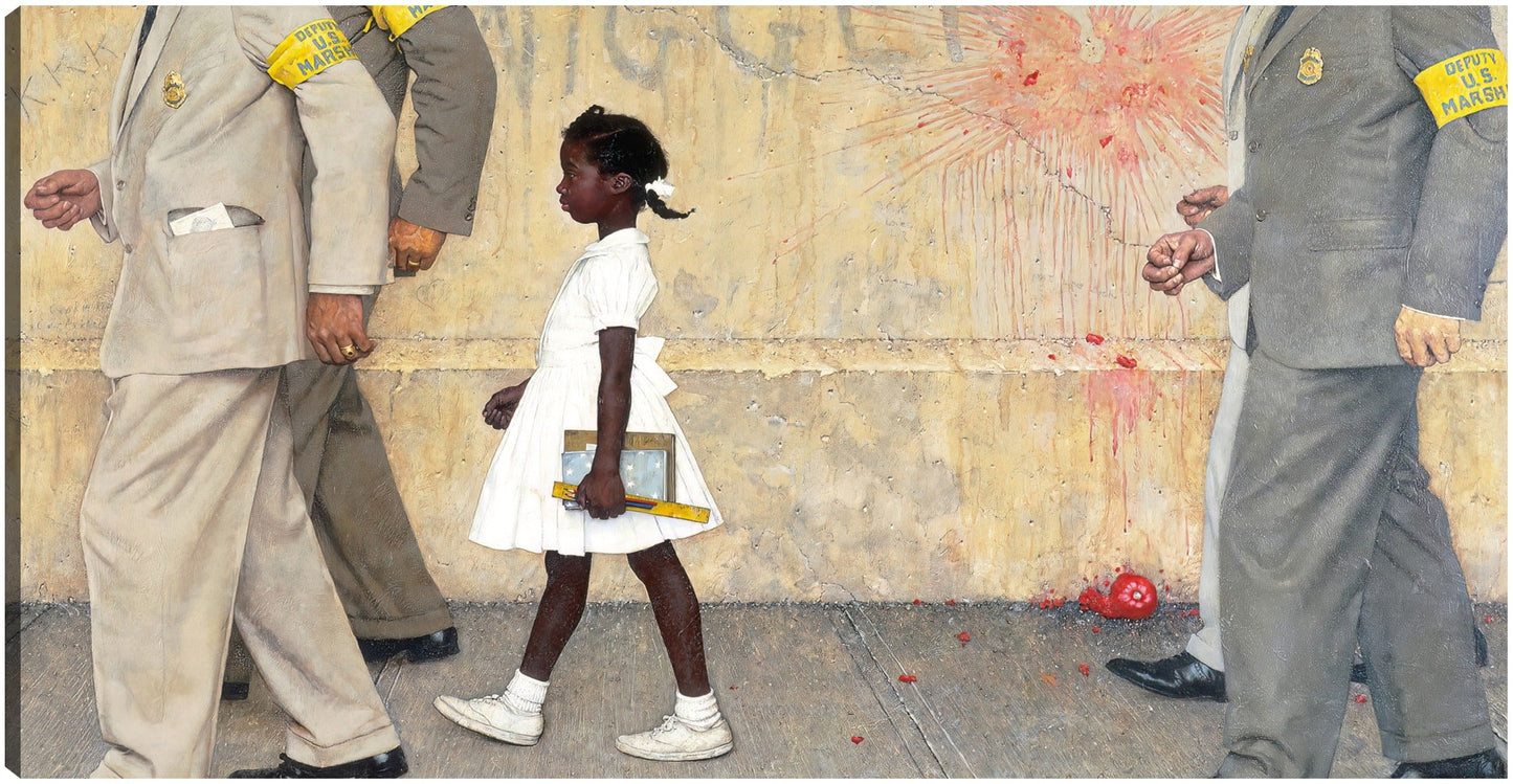 El problema con el que todos vivimos (Ruby Bridges) - Norman Rockwell