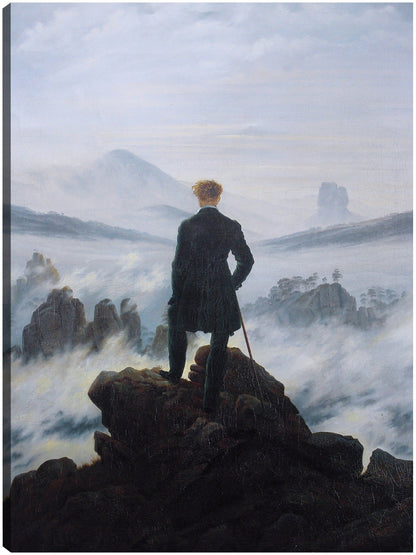 El caminante sobre el mar de niebla, 1818 - Caspar David Friedrich