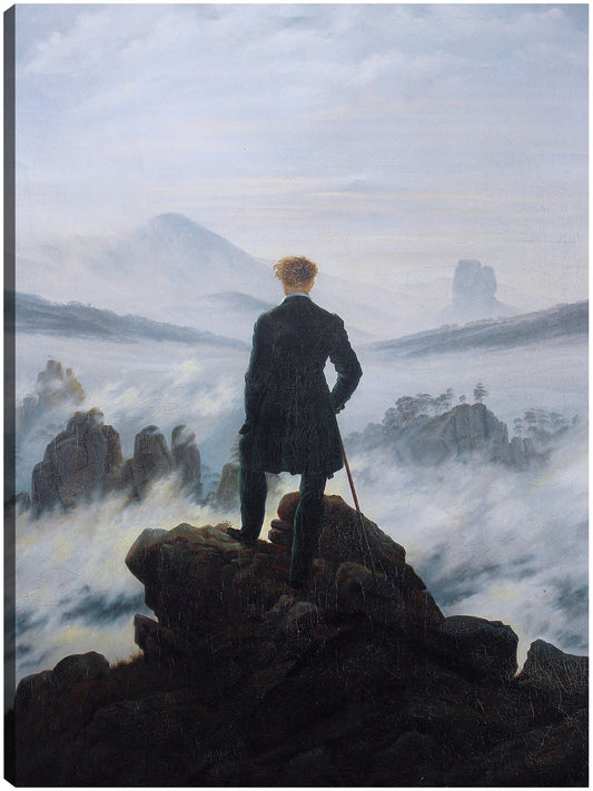 El caminante sobre el mar de niebla, 1818 - Caspar David Friedrich