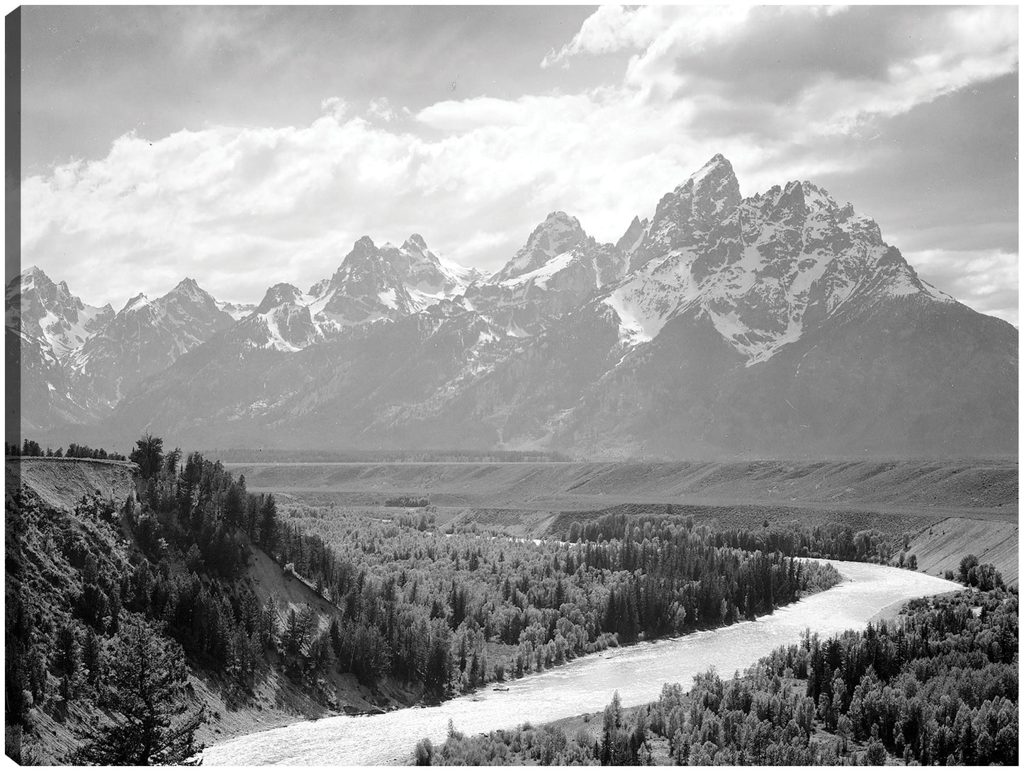 Montañas Tetons - Río Snake - Ansel Adams