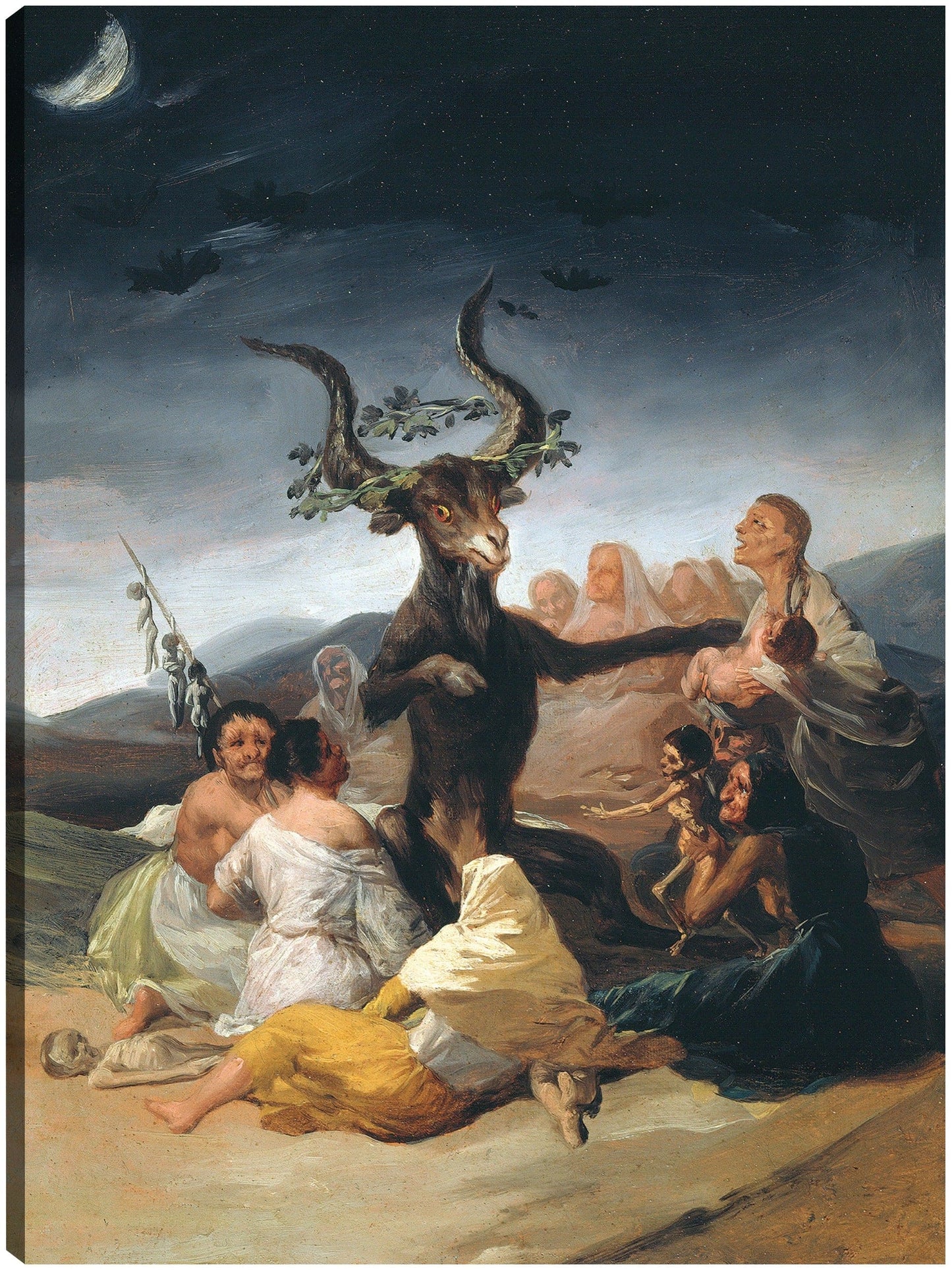 Arte del sábado de brujas - Franciso de Goya