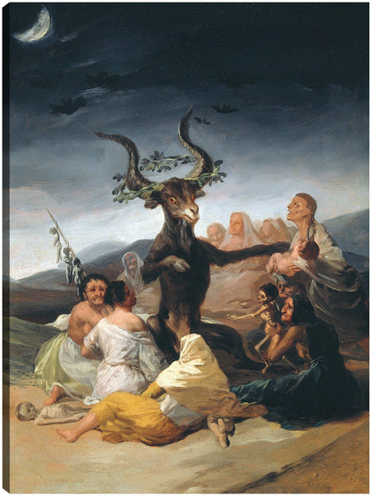 Arte del sábado de brujas - Franciso de Goya