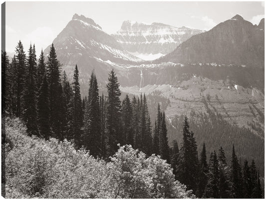En el Parque Nacional Glacier -Montana - Ansel Adams