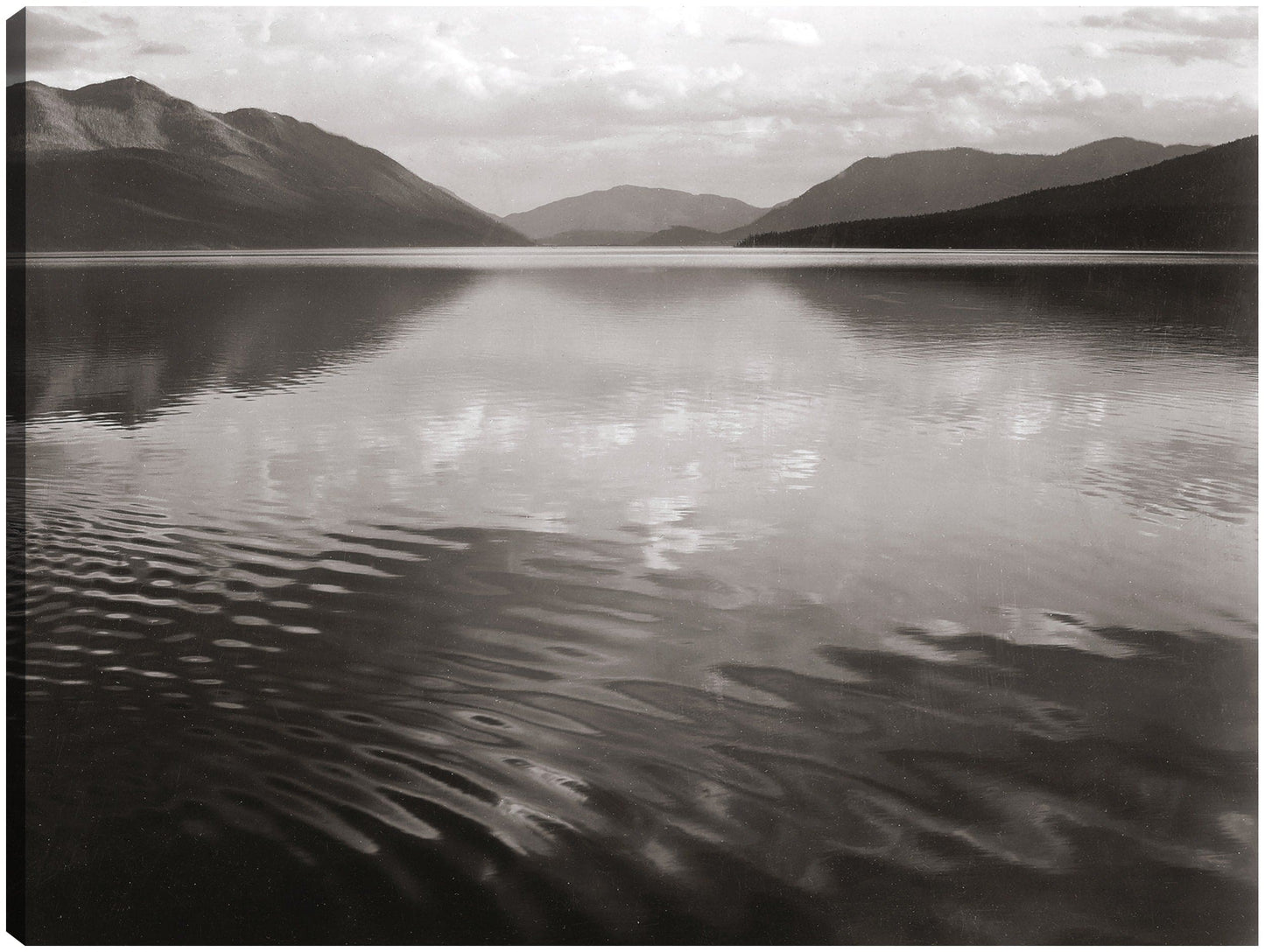 Lago McDonald, Parque Nacional Los Glaciares - Ansel Adams