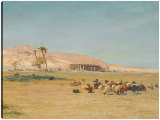 Paisaje egipcio - Joseph Farquharson