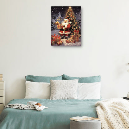 Regalos de Papá Noel bajo el árbol de Navidad - Imagine It Images