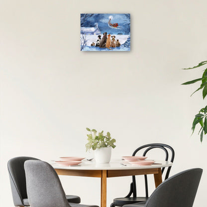 Pets Watching Santa - Grateful Licensing Studio