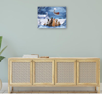 Pets Watching Santa - Grateful Licensing Studio