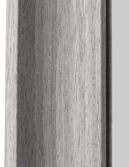 Espejo decorativo con marco de madera flotante de transición gris