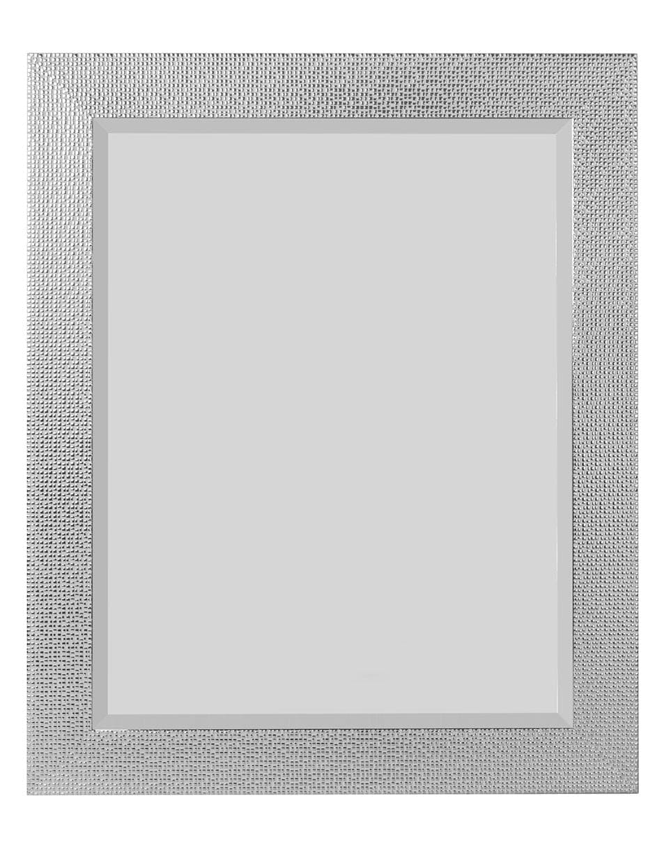 Espejo decorativo de tocador con marco texturizado de azulejos