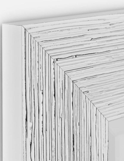 Espejo decorativo más delgado con detalles cromados