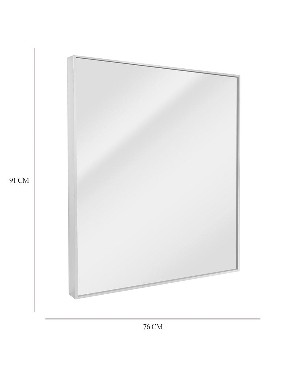 Espejo decorativo de pared con marco de cobre en relieve envejecido