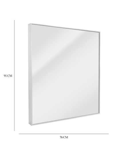 Espejo decorativo de pared con marco de cobre en relieve envejecido
