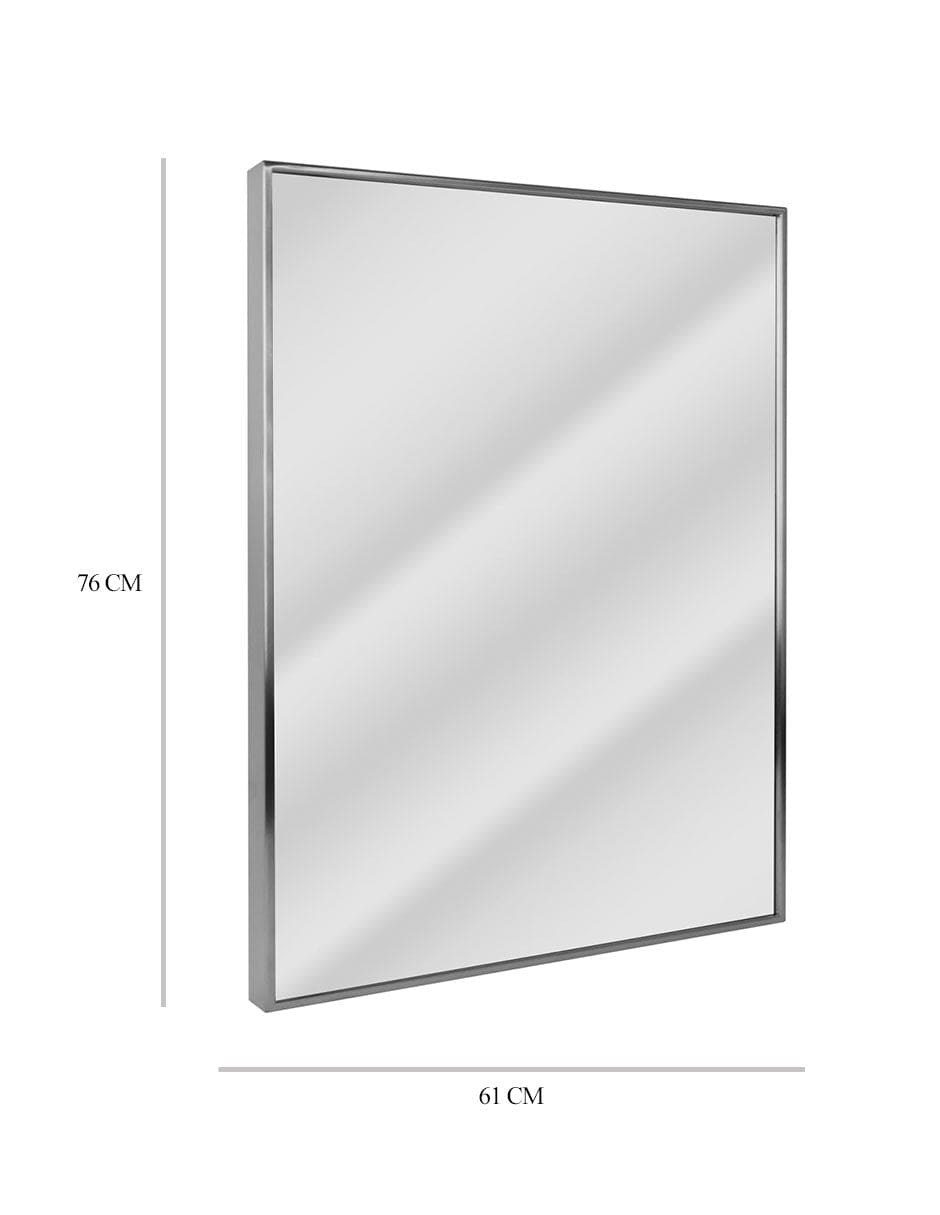 Espejo decorativo para baño rectangular