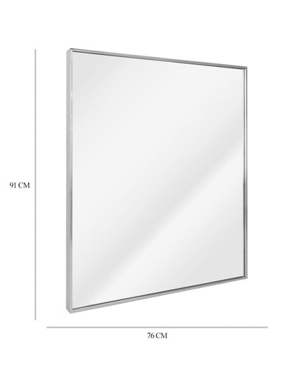 Espejo decorativo para baño rectangular