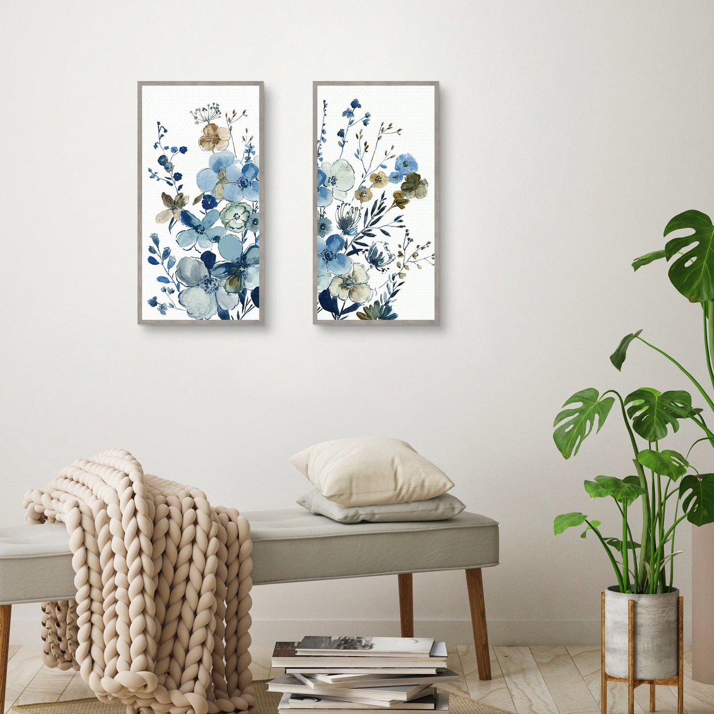 Jardin de flores azules I - Asia Jensen