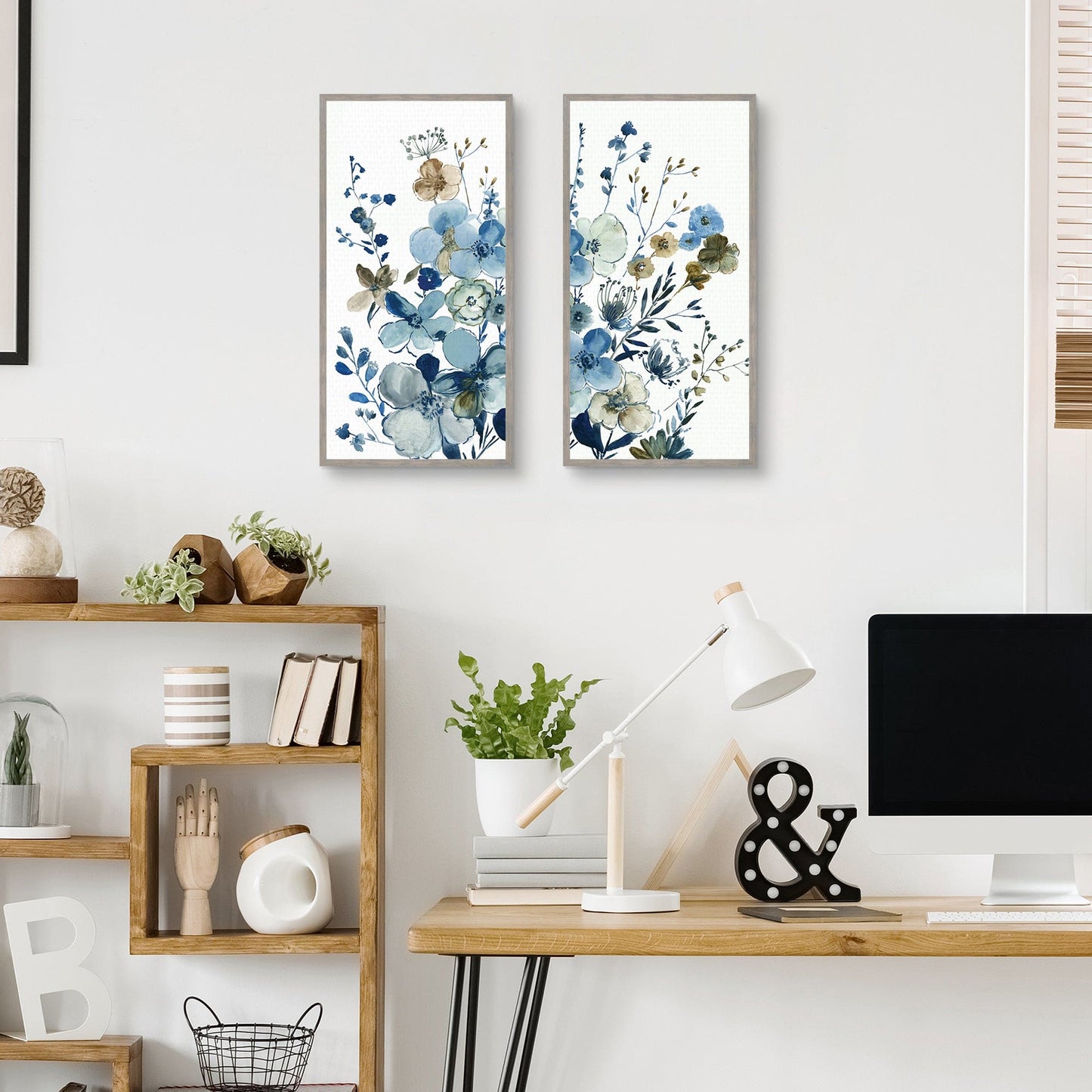 Jardin de flores azules I - Asia Jensen