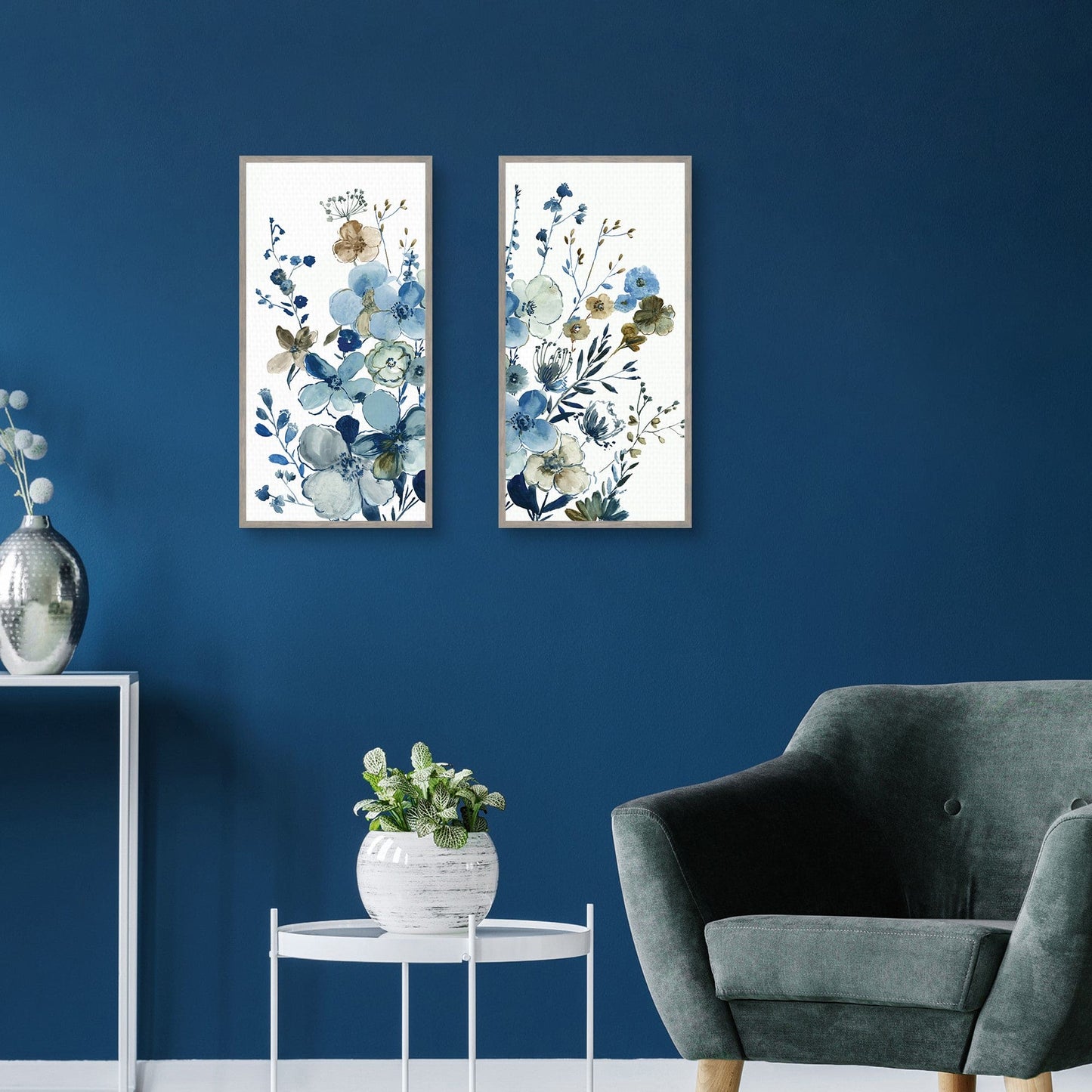 Jardin de flores azules I - Asia Jensen