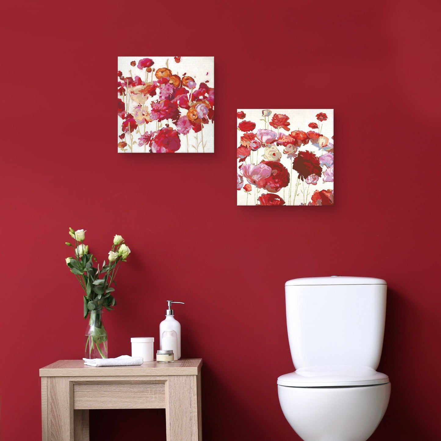 Sueño floral rojo - Randy Hibberd