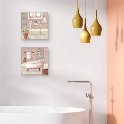 Lavabo de baño ruborizado II - Carol Robinson