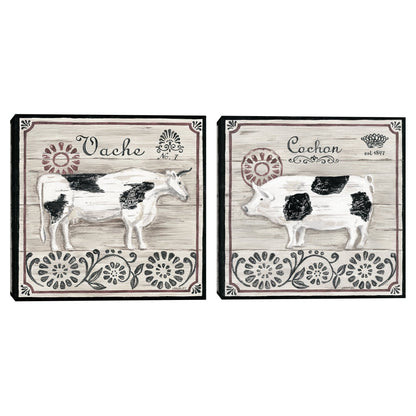 Vaca de granja francesa gris - Jennifer Brinley