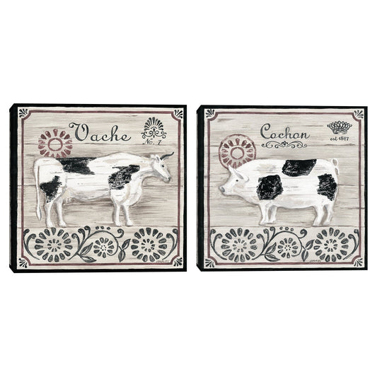 Vaca de granja francesa gris - Jennifer Brinley