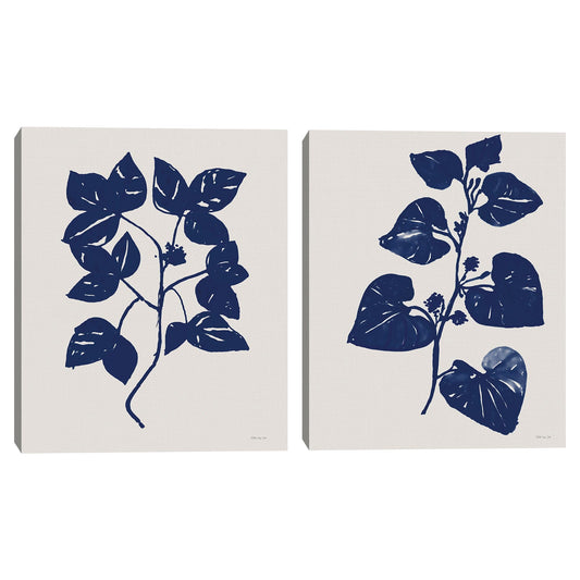 Indigo Botanico I - Stellar Design Studio